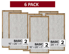 Filtrete 3M 10x20x1  MERV 1 Basic Basic Flat Air Filter 6 PACK picture