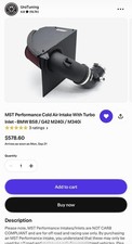 MST Performance Cold Air Intake With TurboInlet - BMW B58 / G42 M240i / M340i picture