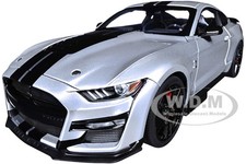FORD MUSTANG SHELBY GT500 ICONIC SILVER 1/18 MODEL CAR BY AUTOART 73096 picture