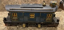 ***PARTS** Antique Prewar American Flyer O #3113 Blue Litho Electric Locomotive picture