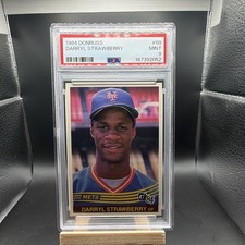 Donruss 1984 Darryl Strawberry Rookie RC #68 New York Mets PSA 9 Mint picture