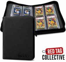 Bindrz 32 Graded Card Binder Black Holds 32 PSA BGS CGC Trading Card Slabs picture