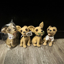 Applause Taco Bell Chihuahua Plush Lot of 4 Mini (Under 6 in) 1998 Vintage picture