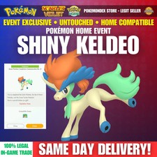 SHINY KELDEO ⭐️ 2025 POKEMON HOME EVENT ⭐️ ORIGINAL ✨ Pokemon Scarlet And Violet picture