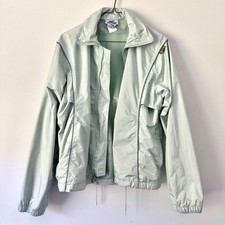 Vintage ASICS mint green full-zip windbreaker jacket Gore-Tex picture