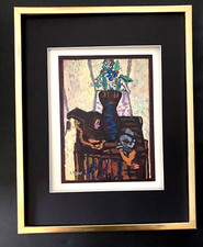GEORGES BRAQUE + 1948 AWESOME SIGNED PRINT + COLLECTIBLE ITEM + BUY IT NOW picture