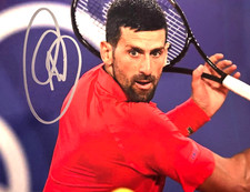 Novak Djokovic Signed Autograph 8x10