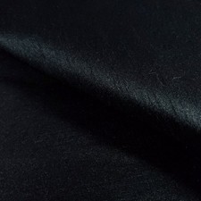 Premium Faux Silk Dupioni Fabric Onyx Black 58