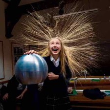 Van De Graaff Generator Motorised In Heavy Motor With All Practical Accessories picture