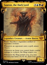 Sauron, the Dark Lord (Showcase Scrolls) #675 *Foil* (NM) (LTR) MTG picture