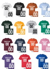 CUSTOM CLASSIC T-Shirt JERSEY Personalized Name Number Football Softball S-5XL picture