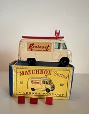 MATCHBOX LESNEY RENTASET VAN- No. 62-B- GOOD W/ACCS- ORIGINAL BOX - MUST SEE VAN picture