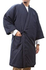 Watanosato Mens Hanten Kurume Ori Padded Japanese Jacket Loungewear Japan picture