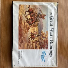 Vintage 1969 The Great West In Paintings Fred Harmon Cowboy Artist 1st picture