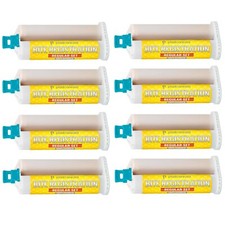8 X 50ML Dental Bite Registration Material REGULAR Set Unflavored Cartridges picture