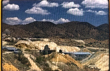 VTG 1961  Comstock Mines Aerial --Silver Ore - Va City  Nevada - Kodachrome 35mm picture