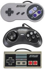 USB SNES, NES, Sega Genesis Controller 3-pack picture