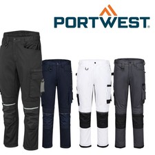 Portwest WX2 Eco Craft Trousers 4x Stretch Multi-Pockets Slim Fit Workwear Pants picture