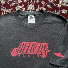 Vintage 2000s Atticus Black Clothing Fince Bird Logo  Tee T-shirt Y2K picture