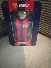 FC BARCELONA ~ BARCA Cologne Jersey Bottle & Tin 3.4 oz EDT Authentic NEW ⚽️ picture