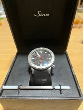 Sinn Watch U2 Analog Black Dial Stainless Steel Men's Wristwatch w/Box, Warranty picture