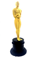 Replica Academy Award Statuette Oscar - 14 Inches Tall 3D Printed PLA Silk Gold picture