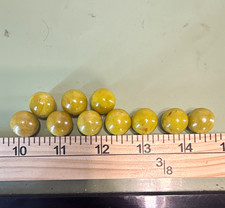 Vintage Yellow Glass Marbles, 010 picture