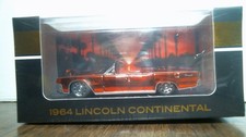 KILO WHEELZ 1/64 SCALE 1964 LINCOLN CONTINENTAL - METALLIC RED - NEW IN CASE picture