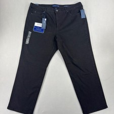 Bandolino Mandie Straight Leg Jeans Saturated Black 20WS Short Flawless Stretch picture