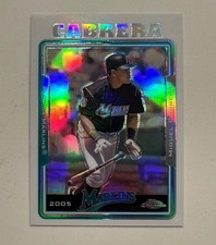 2005 Topps Chrome #92 Refractor Miguel Cabrera Marlins picture