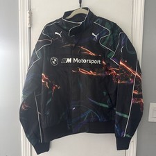 PUMA BMW Motorsport Cao Fei Racer Jacket 633178 01 Men's Sz M MSRP $250  picture