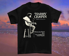 Present An Evening Concert Harry Chapin Adult Cotton Unisex T-Shirt PR684 picture