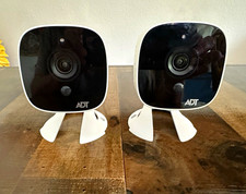 ADT OC845 1080p FHD Indoor Wireless Wi-Fi IP Cameras (2) White/Black picture