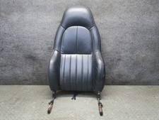 97-02 CHEVROLET CORVETTE C5 LEFT DRIVER SEAT UPPER CUSHION LEATHER BLACK OEM picture