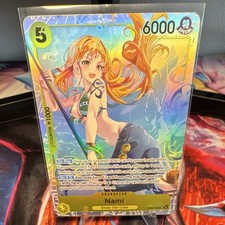 Bandai One Piece Card Game Nami SR Foil Special EB03-053 picture
