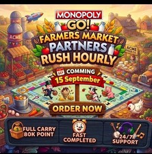 Monopoly_Partner_Event _Go⚡️ farmers market Partners Event full carry 1-12 hour✅ picture