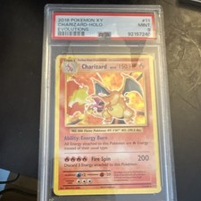Charizard 2016 Pokemon TCG XY Evolutions Holo 11/108 PSA 9 Graded picture