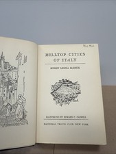 Hilltop Cities of Italy  by Robert Medill McBride HC First Edition  Very Good 19 picture