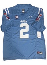 Jaxson Dart Ole Miss Rebels RARE Football Jersey Adult XL Brand New picture