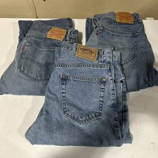 3-pr Classic Mens Levis Jeans 34x32, 559 X2 And 1-signature All Zipper Flys Work picture