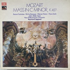 Mozart Mass in C Minor K 427 Leppard ASD 2959 1974 EMI LP 12