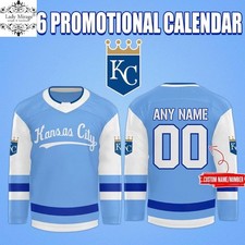 Personalized Kansas City Royals 2026 Hockey Shirt Men's Fan Gear Unisex Classic picture