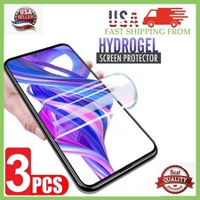 3 x Soft Hydrogel Screen Protector For iPhone 17 16 15 14 13 12 XR Pro Max Plus picture