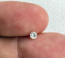 0.14 Carat H SI2 Old Cut Round Natural Enhanced EARTH MINED Loose Diamond 3.3mm picture