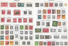 1923-1929 US STAMPS ON ALBUM PAGE KANSAS PRECANCELS REDS AERIAL PRESIDENTS picture