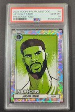 2023-24 Hoops Premium Stock Jayson Tatum Presentations #4 SSP PSA 10 picture