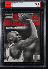 1998 Michael Jordan Sports Illustrated PSA 9.4 NEWSSTAND Low Pop 3 + Bonus Mag picture