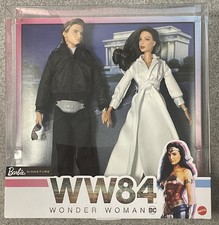 2019 Mattel Barbie Signature WW84 Wonder Woman DC Diana & Steve Dolls NIB picture