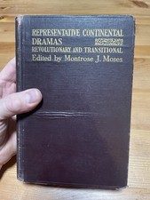 Representative Continental Dramas Revolutionary & Transitional Moses 1926 picture