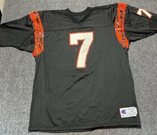 VTG 1990s Champion NFL Cincinnati Bengals Boomer Esiason Jersey Men Size 52 picture